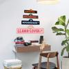 Paoli Peaks Street Sign | Indoor/Outdoor | Skiing, Skier, Snowboarder, Dcor for Ski Lodge, Cabin, Mountian House | SignMission Personalized Gift view 3