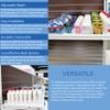 STORE FIXTURES DIRECT Adjustable Gondola Shelf Dividers - Retracting Item Organizer for Shelves 8" to 12" D - 50 Pack view 3