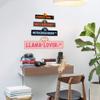 Loup Loup Ski Bowl Street Sign | Indoor/Outdoor | Skiing, Skier, Snowboarder, Dcor for Ski Lodge, Cabin, Mountian House | SignMission Personalized Gift view 3