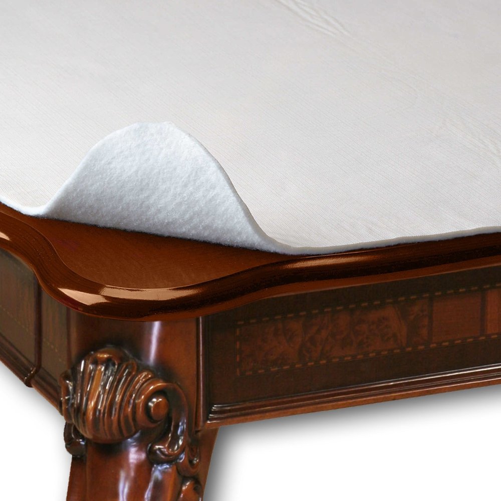 HomeCrate Premium Cushioned Heavy Duty Vinyl Table Pad with Flannel Backing, 52" x 140"
