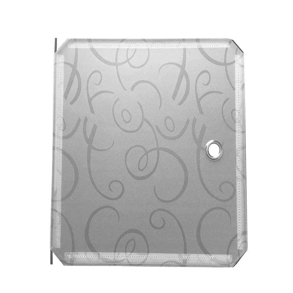 UNICOO - DIY Plastic Cube Organizer Replacement Panels (Semi-Transparent Door: 14 * 14 Inch)
