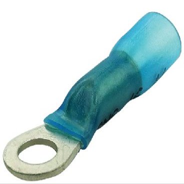 FULTYME RV FulTyme RV Heat Shrink Ring Terminal 16-14 Ga 1/4 Stud Blue 25/Pk 5122