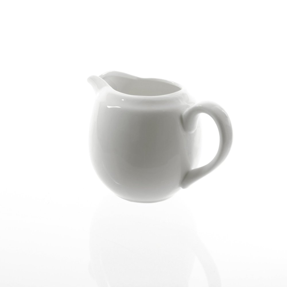 10 Strawberry Street WTR-166 Whittier Creamer (Set of 6), 11 oz, White