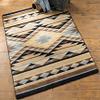 BLACK FOREST DECOR Sallisaw Blue Southwestern Rug - 8 x 11, Nylon, Stain Resistant, Indoor Area Rug, 8' x 11' view 1
