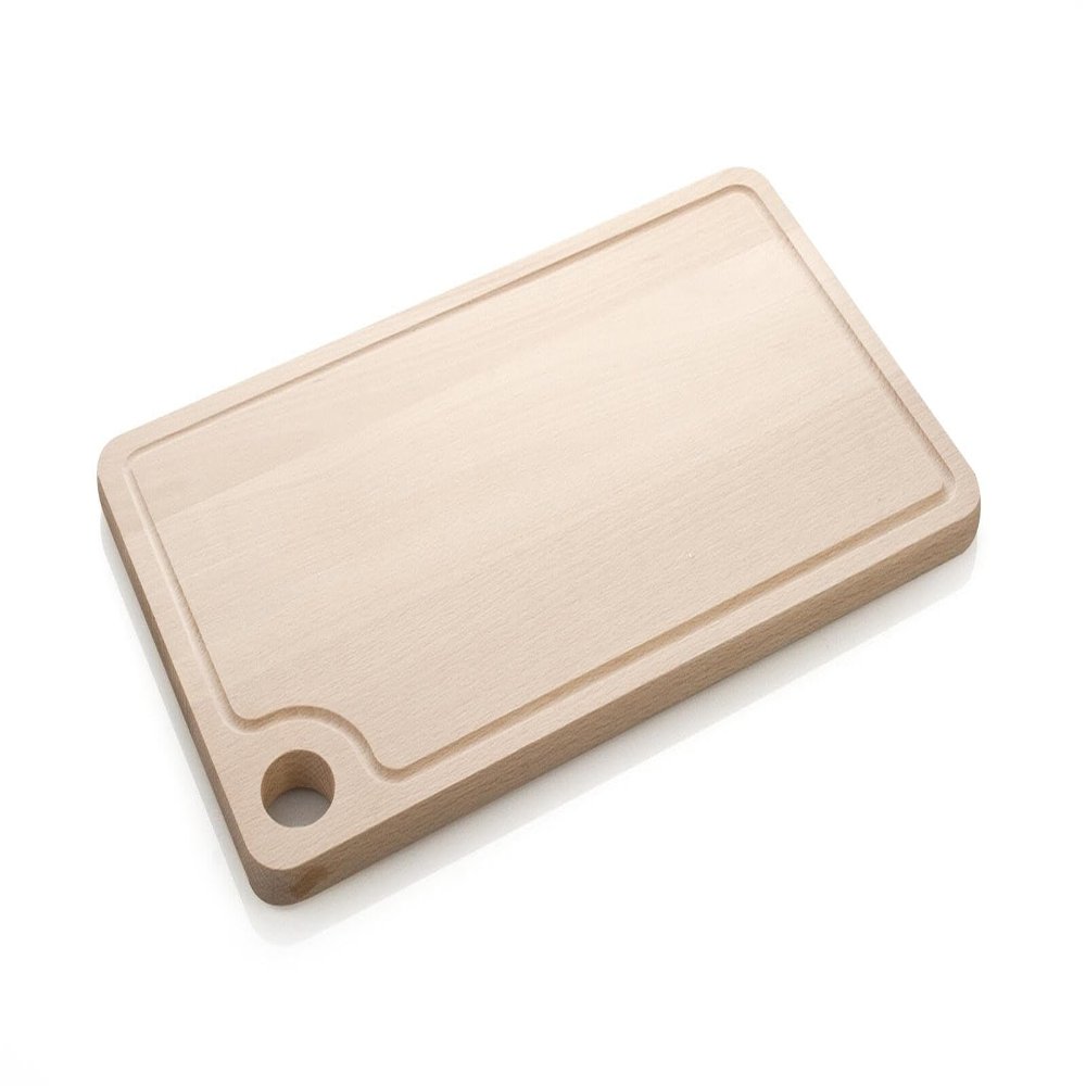 Banquet Brillante Wooden Cutting Board, Wood, Natural, 24.5 x 42 x 1.5 cm