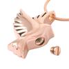 Oinsi Pet Caskets Keepsake Jewelry Dove Cremation Urn Necklace Ashes Holder Memorial Pendant (Rose gold) view 2