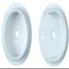 National N154-567 Closet Pole Socket Set, White, Plastic - Quantity 8 view 1