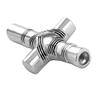 Binding Cross Cremation Ashes Necklace For Men Memorial Urn Jewelry Pendant Keepsake (Silver Tone) view 2