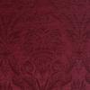 Ultimate Textile Saxony 102-Inch Round Damask Tablecloth Dark Red view 2