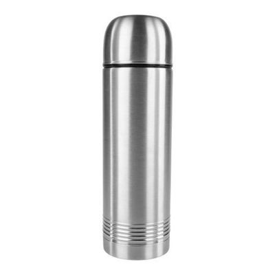 Tefal Senator Vacuum Flask, Stainless Steel, Silver, 7.5 x 7.5 x 26.7 cm