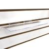 STORE FIXTURES DIRECT Clear Acrylic Slatwall Shoe Shelf, 4" D x 10" L Flat Acrylic Shoe Display Shelf, 20 Pack view 2