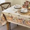 Benson Mills Jubilee Printed Jacquard Fabric Table Cloth, Fall, Harvest, and Thanksgiving Tablecloth (Jubilee, 60" x 104" Rectangular) view 2