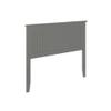 AFI, Nantucket Full Solid Wood Panel Headboard, Grey view 1