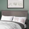 AFI, Nantucket Full Solid Wood Panel Headboard, Grey view 2