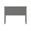 AFI, Nantucket Full Solid Wood Panel Headboard, Grey view 4