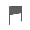 AFI, Nantucket Twin Solid Wood Panel Headboard, Grey view 1