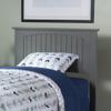 AFI, Nantucket Twin Solid Wood Panel Headboard, Grey view 2