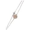 Holyart Rosary Choker in 925 Sterling Silver ros with Transparent Strass Beads view 3