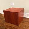 FixtureDisplays 12" Wood Cube Pedestal Display Glorifier Riser Stand Easy Assembly Required 15926-NF view 3