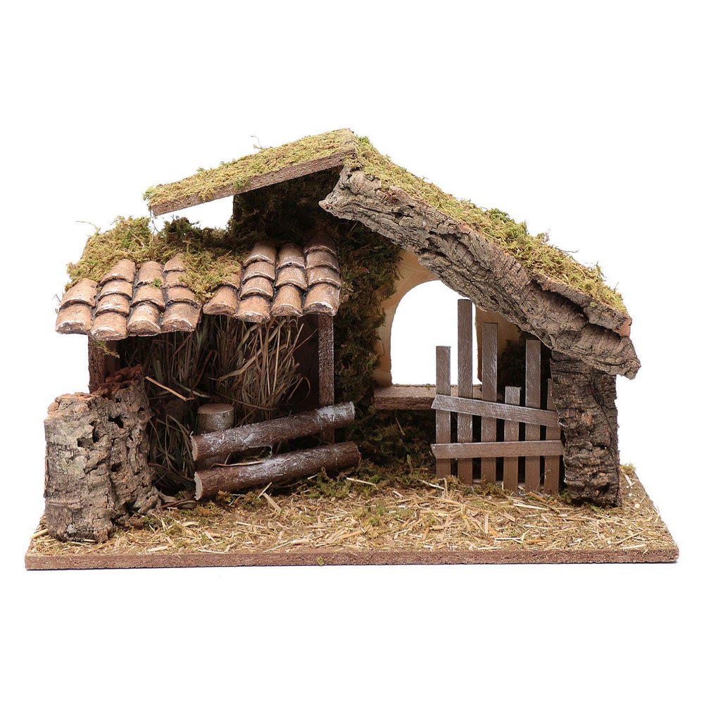 Holyart Empty hut with Fence 25x20x20 cm
