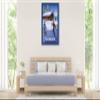 Sunriver Oregon Cross Country Skiers & Cabin Giclee Art Print Poster from Travel Artwork by Artist Paul Leighton 30" x 45" view 4
