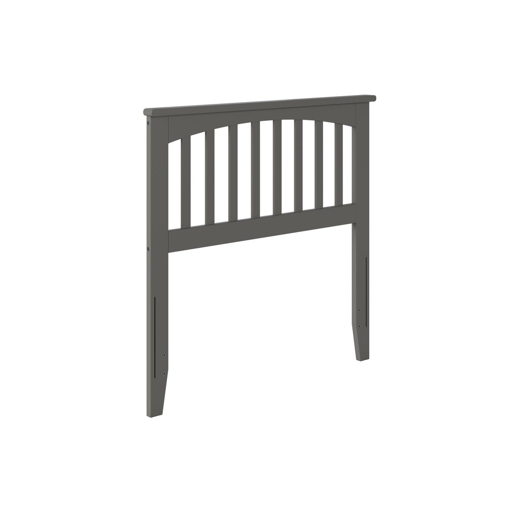 AFI, Mission Twin Solid Wood Headboard, Grey