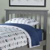AFI, Mission Twin Solid Wood Headboard, Grey view 2