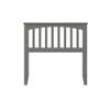 AFI, Mission Twin Solid Wood Headboard, Grey view 4