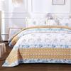 Tache Home Fashion Winter Frost Embroidered Floral Quilt Bedspread Set, Twin, Multicolor view 1