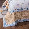 Tache Home Fashion Winter Frost Embroidered Floral Quilt Bedspread Set, Twin, Multicolor view 3
