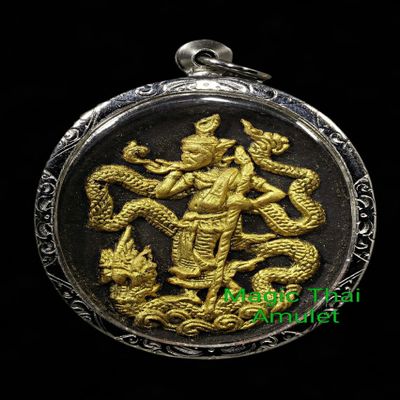 Thai amulet Por Pu Lersi Sitthi Kodom Maha Paramitas 108. Windfall wealth and fortune, bad too good luck, rich. Bring up downfall faith