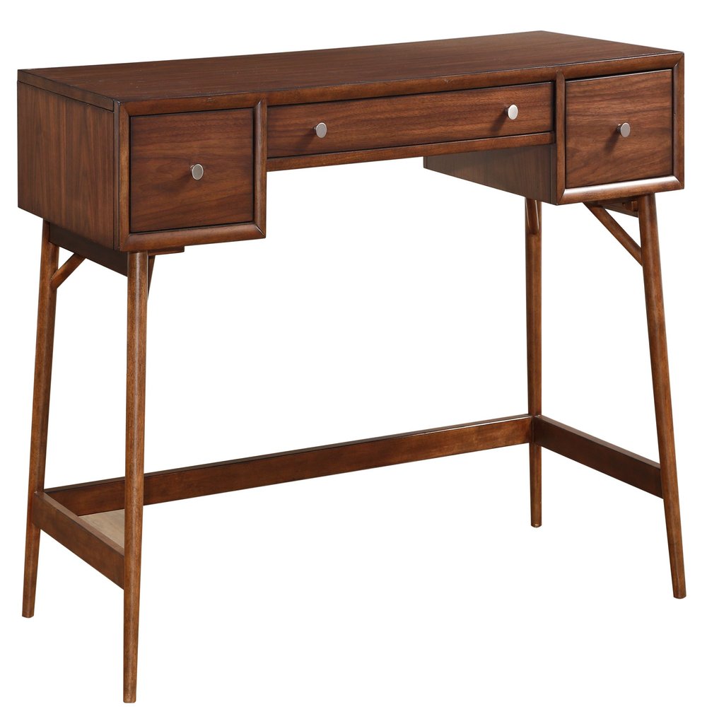 Lexicon Janvier 52" x 16" Counter Height Writing Desk, Brown