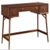 Lexicon Janvier 52" x 16" Counter Height Writing Desk, Brown view 1