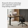 Steelcase Series 1 Office Chair - Ergonomic Work Chair with Wheels for Carpet - Helps Support Productivity - Weight-Activated Controls, Back & Arm Support - Easy Assembly - Graphite view 4