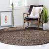 SAFAVIEH Athens Shag Collection Area Rug - 6'7" Round, Taupe Non-Shedding & Easy to Clean, Ideal for Living Room, Bedroom, Dining Space (SGA119T) view 1