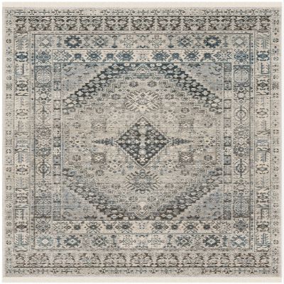 SAFAVIEH Persian Collection Accent Rug - 3' x 5', Grey & Blue, Distressed Design, Non-Shedding & Easy Care, Ideal for High Traffic Areas in Entryway, Living Room, Bedroom (VTP472F)