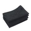 Eco Online Market Velour Hand Towels, Hand Towels in Bulk (6, Black) view 1