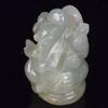 GEMHUB Green Jade Gemstone Lord Ganesha Statue - Hand Carved Approximately 306.50 Carat Figurine Lucky for Life DE-230 view 3