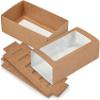 Pack Of 10, 8-1/4X5X2" Kraft Macaron Cookie Box Set Perfect For Cookies, Macarons, Candies & Treats view 1