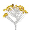 Homeford Crystal Rhinestone Spray Branch, 1-3/4-Inch, 12-Count (Gold) view 1
