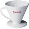 BONMAC VCD-2W #897182 Coffee Dripper Conical V-Shaped Porcelain Dripper for 1-4 Cups view 1