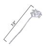 Homeford Crystal Rhinestone Spray Branch, 7-1/2-Inch, 12-Count (Clear) view 2
