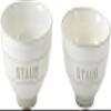 Staub Le Chawan 40508-542 Le Chawan Meoto Set, White, M/L, Made in Japan, Ceramic Rice Bowl Set view 1