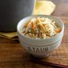 Staub Le Chawan 40508-542 Le Chawan Meoto Set, White, M/L, Made in Japan, Ceramic Rice Bowl Set view 4