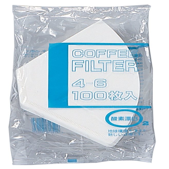 Bonmac Coffee Filters 4-6 Cups Enzyme Bleach Filters NB-400S 100 Count #816127