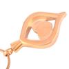 Oinsi Tear Drop Stainless Steel Keepsake Funeral Jewelry Cremation Urn Ash Pendant Necklace &Fill kit (Gold Stone) view 3