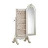 Benzara Princess Jewelry Armoire, White view 1