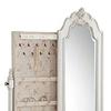 Benzara Princess Jewelry Armoire, White view 4