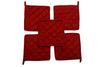 100% Cotton (Pack of 70) Pot Holder 7" x 7" Square, Solid Burgundy Color Everyday Quality Kitchen Cooking, Heat Resistance!! - Made by HM Covers view 1