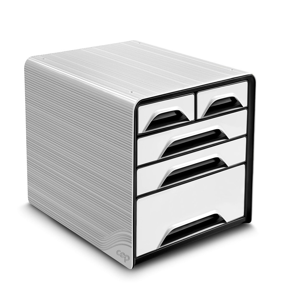 CEP Smoove Desktop Module 5 Mixed Drawers